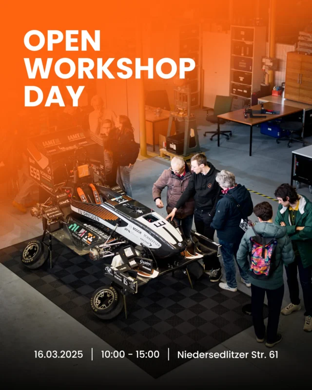 🇬🇧Experience, create, and connect – your chance to dive into the world of ELBFLORACE!

On the 16th of March, we invite you to our Open Workshop Day, offering an exclusive behind-the-scenes look at our manufacturing hall. ⚒️
From our machine shop to the precision work on our upcoming race car: this is your opportunity to experience engineering in action!⚙️
We will offer insights into the production of our wiring harness and the composites work for our chassis and aerodynamics package.
These components provide the highest performance on track—you'll get to see them being built LIVE! 😎
You’ll also have the chance to explore many of our past race cars and step into our racing simulator! 🛞🏁

Whether you are a potential new team member, sponsor, friend or family member, everyone is welcome! 🤗

And the best part? We are looking for motivated people to join us!
Swing by, take a look and become part of our journey. 🏎️ 💨
You can find more info at our link in bio. Any question?, ➡️ DM us 😉

🗓️ Sunday, March 16th 
🕥 10:00 - 15:00
📍Niedersedlitzer Straße 61, 01257

🇩🇪 Erleben, mitgestalten und vernetzen – deine Chance, ELBFLORACE hautnah zu erleben!

Am 16. März laden wir euch zu unserem Tag der offenen Tür ein und geben euch einen exklusiven Einblick in unsere Fertigungshalle. ⚒️ 
Von Maschinen bis hin zu den präzise gefertigten Bauteilen für unser kommendes Rennfahrzeug – hier erlebt ihr Ingenieurskunst hautnah! ⚙️
Wir gewähren tiefe Einblicke in die Fertigung unseres Kabelstrangs sowie die Faserverbund-Arbeiten an Chassis und Aerodynamik. Diese essenziellen Komponenten sorgen für Höchstleistung auf der Rennstrecke – und ihr könnt live dabei sein, wenn sie entstehen! 😎
Ihr könnt außerdem viele unserer Vorjahresfahrzeuge bestaunen und in unserem Rennsimulator ein paar virtuelle Runden drehen! 🛞🏁

Ob potenzielle neue Teammitglieder, Sponsoren oder Familie und Freunde – wir heißen euch alle herzlich willkommen! 🤗

Und das Beste? Wir wachsen weiter und suchen engagierte Köpfe, die unser Team verstärken möchten.
Komm vorbei und werde Teil unseres Teams. 🏎️ 💨
Weitere Infos findest du in unserem Link in der Bio. Offene Fragen? ➡️ DM uns 😉