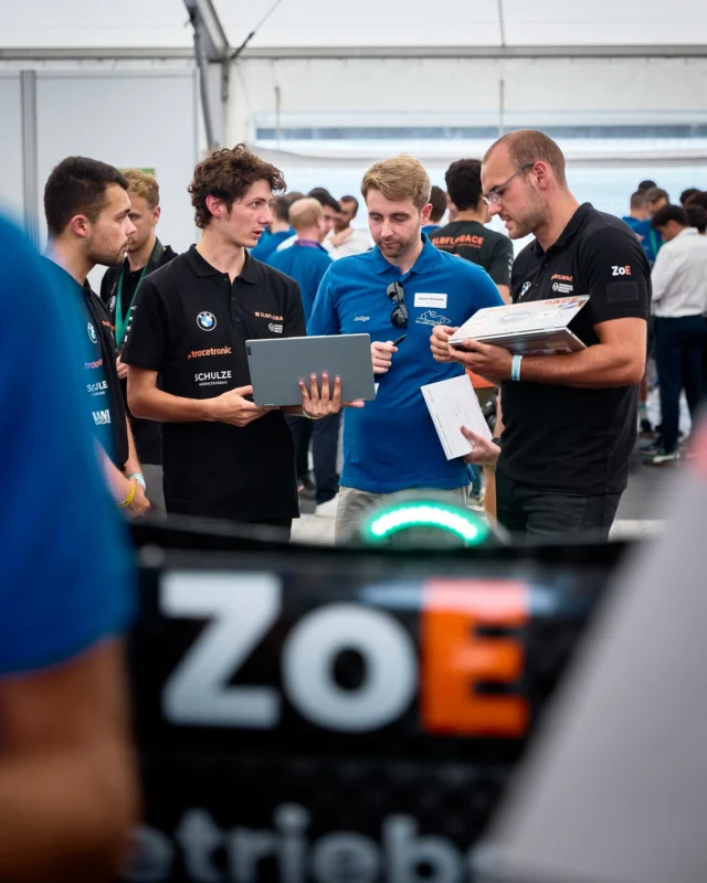 FORMULA STUDENT GERMANY 2025 🇩🇪 / DAY 3

The competition at Hockenheimring is in full swing! Yesterday, we were busy with the Static Disciplines as well as the remaining technical inspections.

Early in the morning, we cleared the Electrical Scrutineering⚡️and the Driver Egress, while our Business team delivered their Presentation. 📊 
Soon after, ZoE was brought up to the marquee above the pits for the Cost & Manufacturing and Engineering Design events. 📑💻
Last but not least, we finished the day with a successful rain and brake test, followed by the weighing of our car. 

Today, we plan to complete the scrutineering process by passing the Emergency Brake System (EBS) Test before moving on to the first Dynamic Disciplines with the Driverless Skidpad. 🏎️♾️

FORMULA STUDENT GERMANY 2025 🇩🇪 / TAG 3
 
Der Wettbewerb am Hockenheimring ist nun in vollem Gange! Gestern standen bei uns die statischen Disziplinen, sowie die restlichen technischen Inspektionen an.

Früh am Morgen konnten wir bereits unser Electrical Scruti⚡️und den Driver Egress abschließen, während unser Statics Team den Business Plan vorgestellt hat. 📊 
Kurz danach wurde ZoE hoch in die Marquee über der Pit gefahren, wo Cost & Manufacturing und Engineering Design stattfanden. 📑💻

Zu guter Letzt konnten wir den Tag mit bestandenen Rain und Brake Tests, sowie dem Wiegen unseres Autos abschließen.

Heute planen wir den Scrutineering-Prozess mit dem Bestehen des EBS (Notfall-Brems-System) Test abzuschließen, um dann die dynamischen Disziplinen mit dem Driverless Skidpad zu beginnen. 🏎️♾️
 

#elbflorace #formulastudent #engineering #automotiveengineering #competition #2025season 
#FSG25 #20yearsofFSG #UnitedByPassion