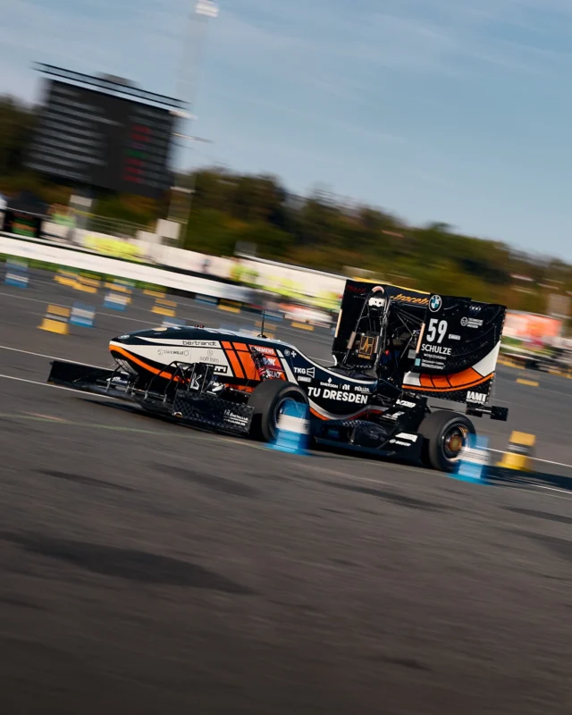FORMULA STUDENT GERMANY 2025 🇩🇪 / DAY 5

With a day packed with four dynamic disciplines, the racing action at the Hockenheimring got properly underway.

In the morning, we hit the track for Driverless Acceleration, but unfortunately, we couldn’t set a valid run.
Up next was the EV Skidpad, where we clocked a solid time of 4.74s.
After the lunch break and some preparations, we moved on to EV Acceleration, where we set a time of 3.40s. 🟪
Finally, we faced our last discipline of the day: Driverless AutoX. During the first run, our autonomous system encountered some issues, but we were able to improve in the second run and finished with a time of 28.55s. 💪

Meanwhile, our Alumni Team completed a very good run with LottE in the Historic Skidpad. 👊

Tomorrow, the DV Trackdrive and the EV AutoX await us, and LottE will compete in the Historic AutoX.

FORMULA STUDENT GERMANY 2025 🇩🇪/ TAG 5

Heute ging die Racing Action in Hockenheim richtig los. Mit 4 dynamischen Disziplinen waren wir heute schwer beschäftigt.

Am Morgen ging es mit dem Driverless Acceleration los, bei dem wir leider Probleme hatten und keine Zeit setzen konnten. Bei der nächsten Disziplin, dem EV Skidpad, konnten wir stark zurückkommen und eine 4.74s setzen.
Nach der Mittagspause und ein wenig Vorbereitung an ZoE, starteten wir im EV-Acceleration, in dem wir eine sehr starke Zeit von 3.40s erzielen konnten. 🟪
Danach ging es zur letzten Disziplin des Tages, dem Driverless AutoX. Hier hatten wir im ersten Run Probleme und konnten keine Zeit setzen, im zweiten Versuch verbesserten wir uns dann jedoch mit einer soliden 28.55s. 💪

Währenddessen stand unser Alumni Team mit LottE im Historic Skidpad am Start und konnte eine sehr gute Zeit erzielen. 👊

Jetzt geht es darum sich auf die letzten Disziplinen von FSG zu konzentrieren. Morgen stehen für uns der Driverless Trackdrive und der EV AutoX auf dem Plan. Parallel dazu wird LottE im Historic AutoX vertreten sein.

#Elbflorace #FormulaStudent #Engineering #FormulaStudentGermany