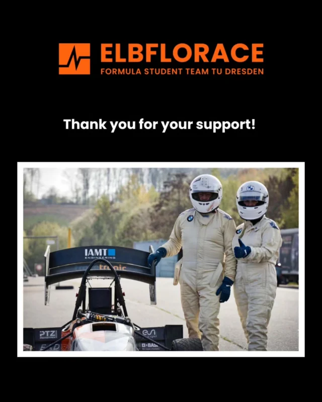 Strong partners. Strong ideas! 
Thank you to our long-standing sponsor @iamtgruppe for supporting us on and off the track with financial support and expert knowledge.

#ELBFLORACE #FormulaStudent #Engineering